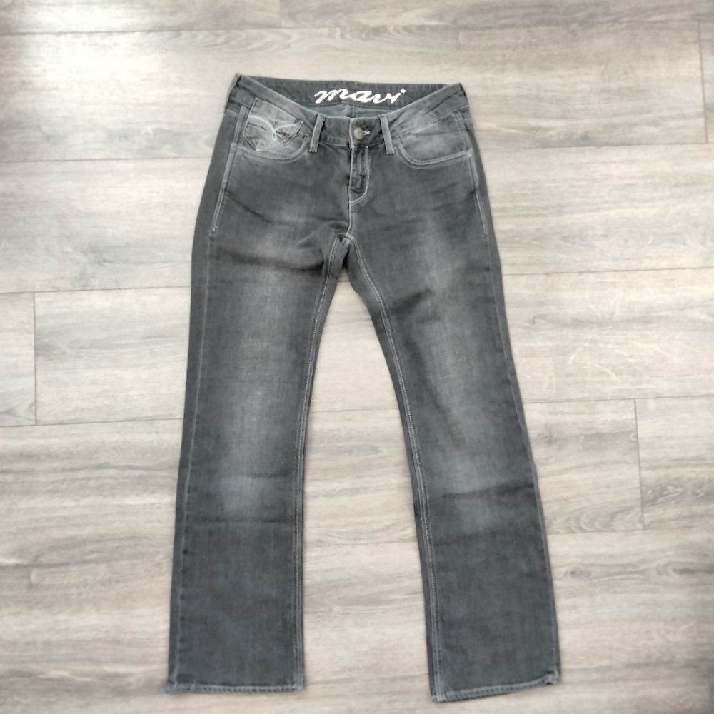 Mavi Jeans Olivia Black Straight Leg Pants Women's Size 28/30
